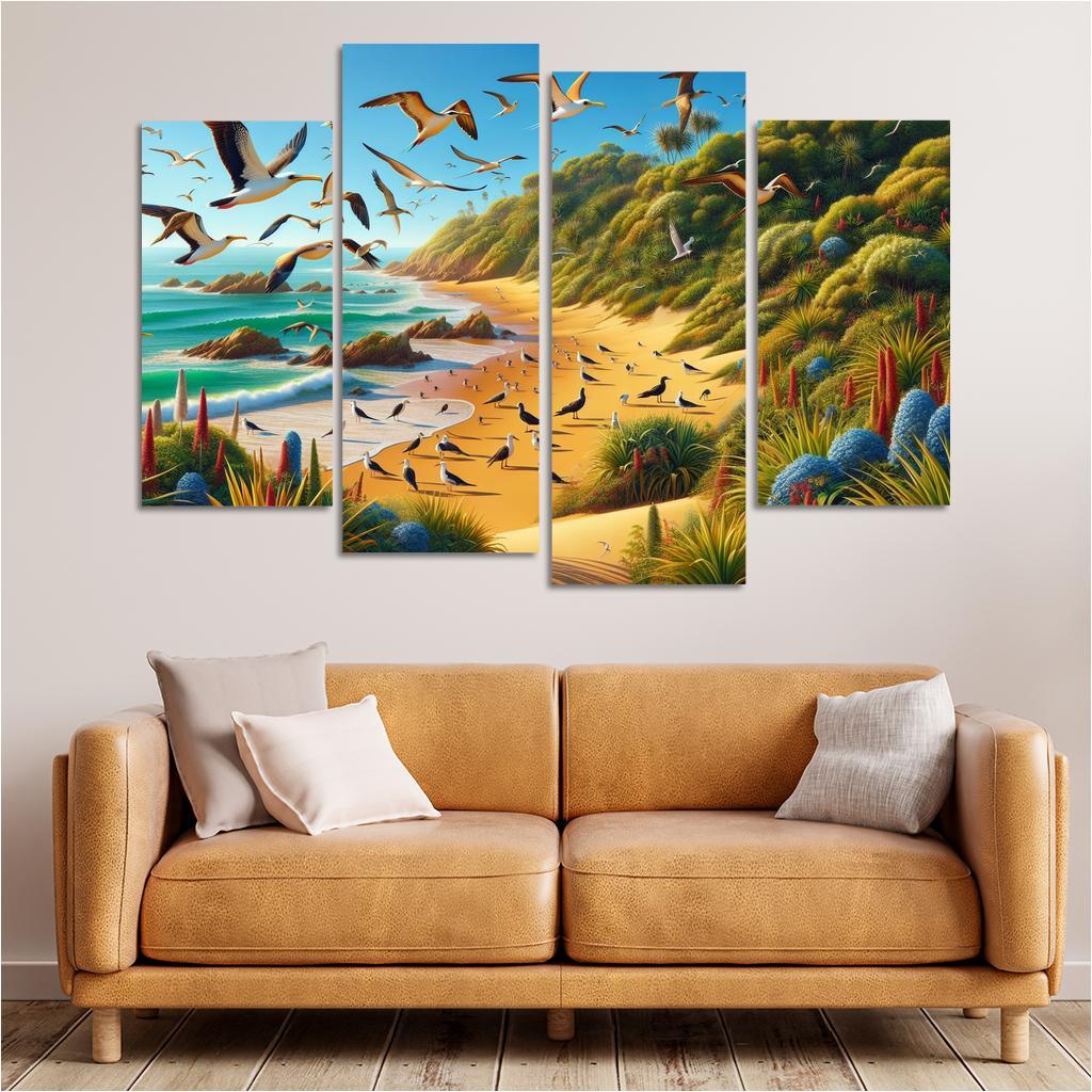 Eagle Nest Beach A Wildlife Sanctuary Custom Paintings Frame