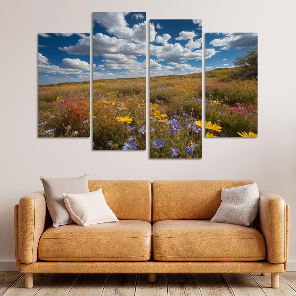 The Azure Bliss Of Clear Skies Oil Paintings Frame