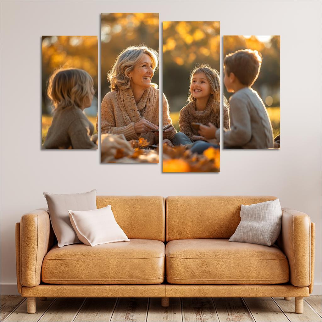 Heartstrings Of Memories A Mothers Gift Of Love Canvas Paintings Frame
