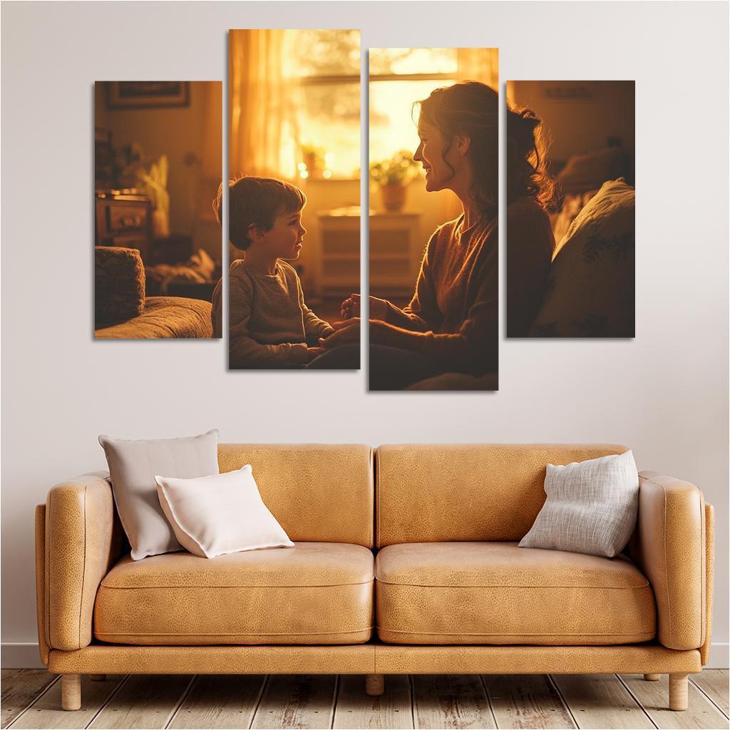 The Echoes Of Her Heart A Mothers Wisdom Canvas Paintings Frame