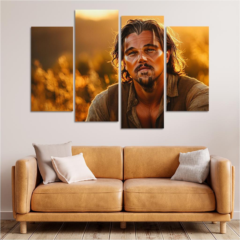 Leonardo Dicaprio Chasing Dreams Beyond Titanic Waters Framed Paintings