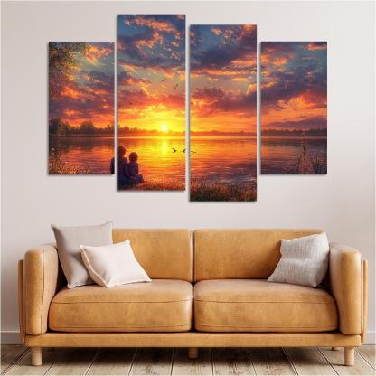 Sunsets And Sunrises Cycles Of Love Custom Paintings Frame
