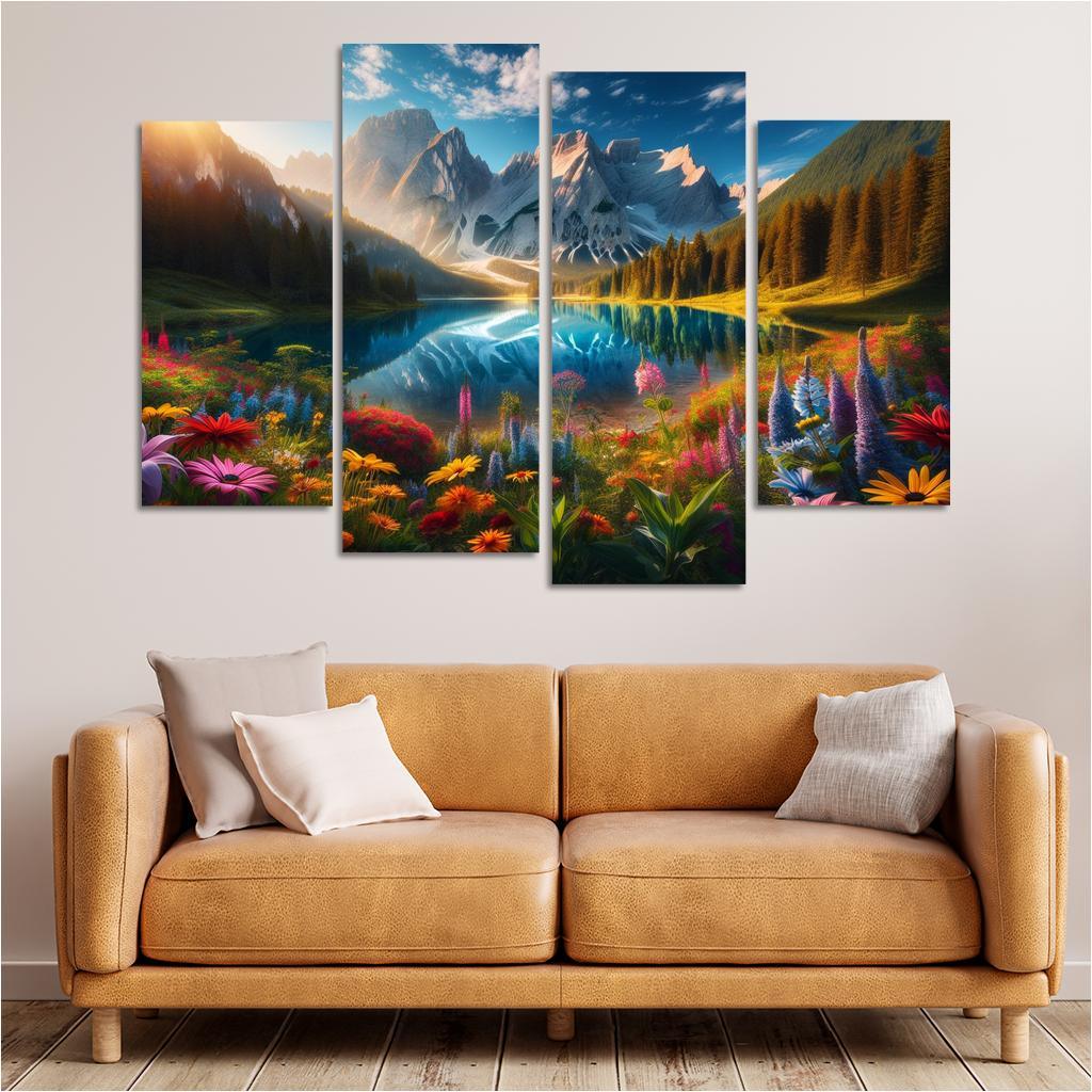 A Tribute To Our Planet Modern Paintings Frame