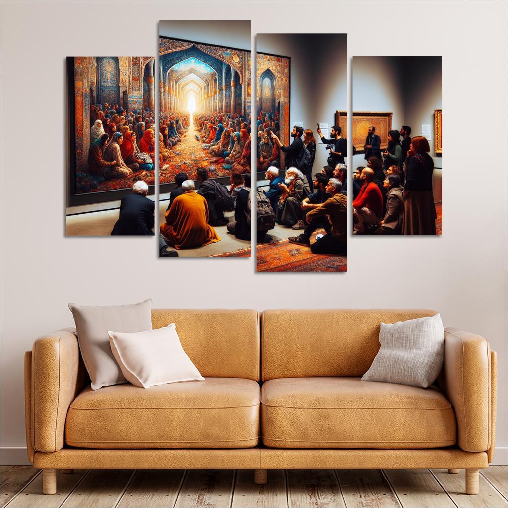 Threads Of Solidarity Art On Global Refugees Framed Paintings