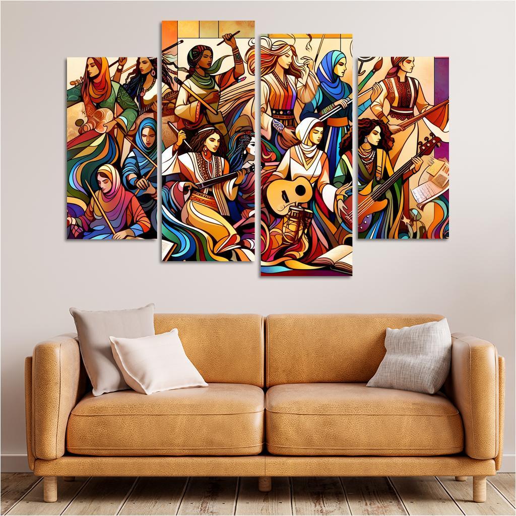 Gender Equity In Art Empowering Female Voices Custom Paintings Frame