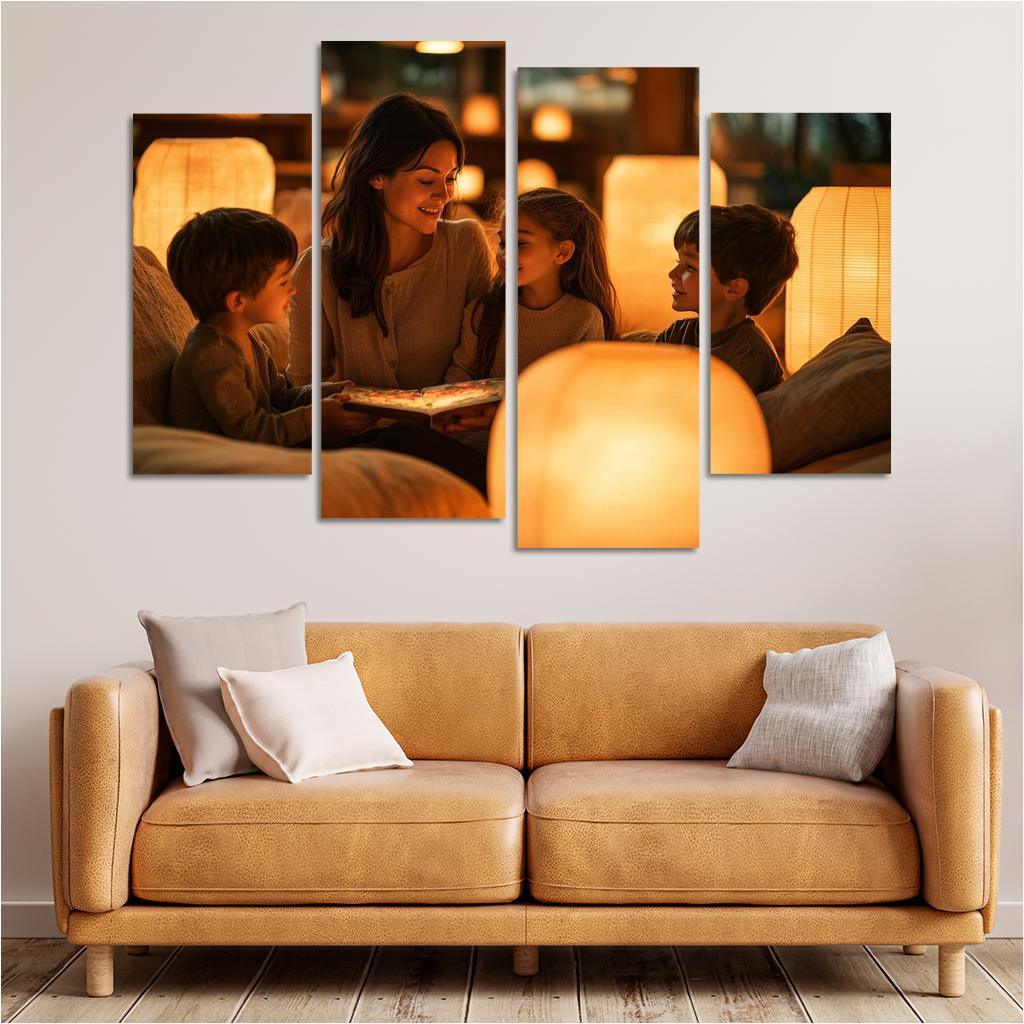 Treasured Stories A Mothers Gift Of Narratives Canvas Paintings Frame