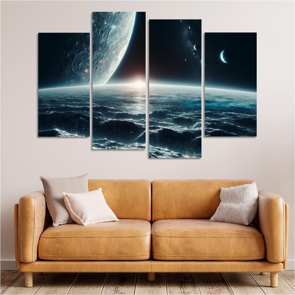 The Chilling Reality Of Ice Worlds Abstract Paintings Frame