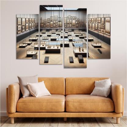 Stolen Heritage The Fight for Cultural Repatriation 4 Piece HD Canvas Wall Art-Original Frame