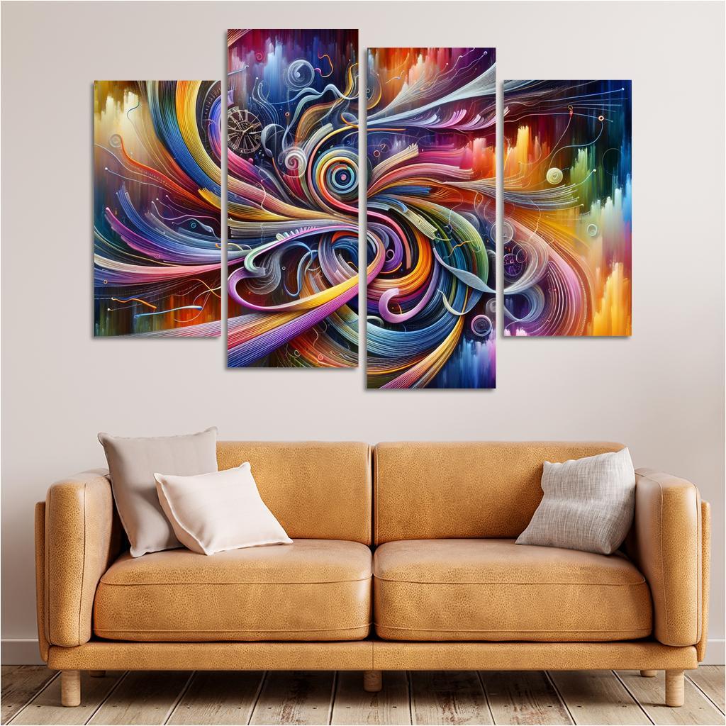 Temporal Whispers Of Existence Premium Artwork Frames