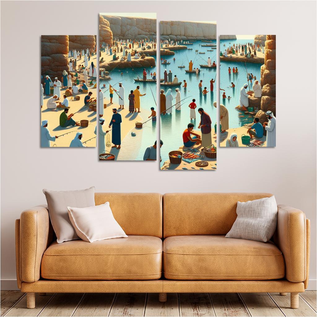 Fisherman's Cove Bounty Of The Sea Premium Artwork Frames