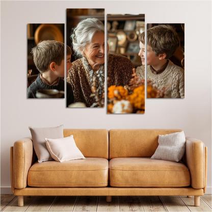 Timeless Bonds A Mothers Enduring Legacy Canvas Paintings Frame