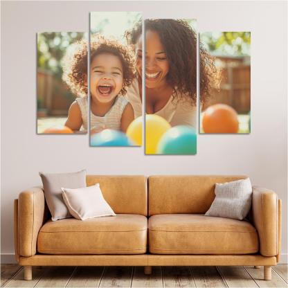 Echoes Of Laughter Celebrating Joy Custom Paintings Frame