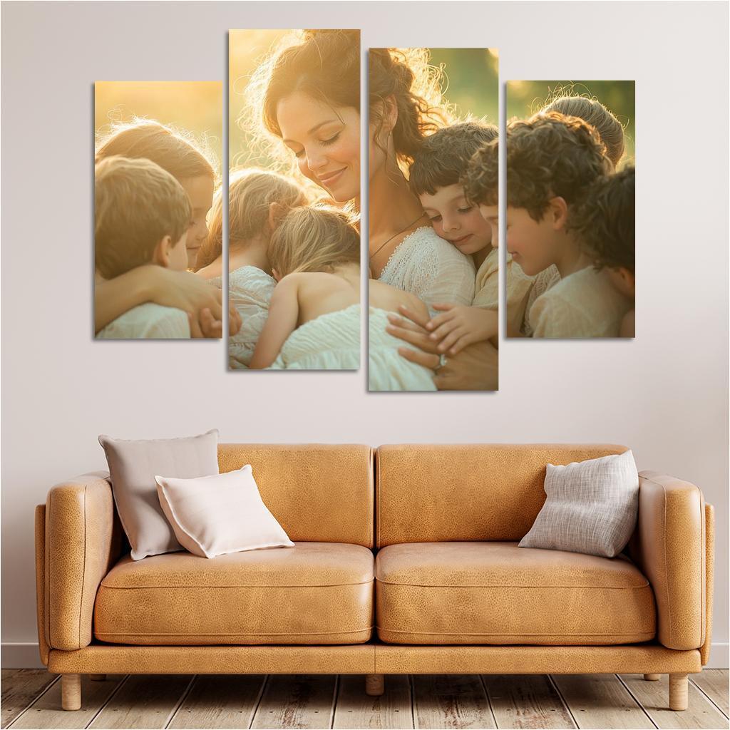 Endless Embrace The Power Of A Mother's Love Modern Paintings Frame