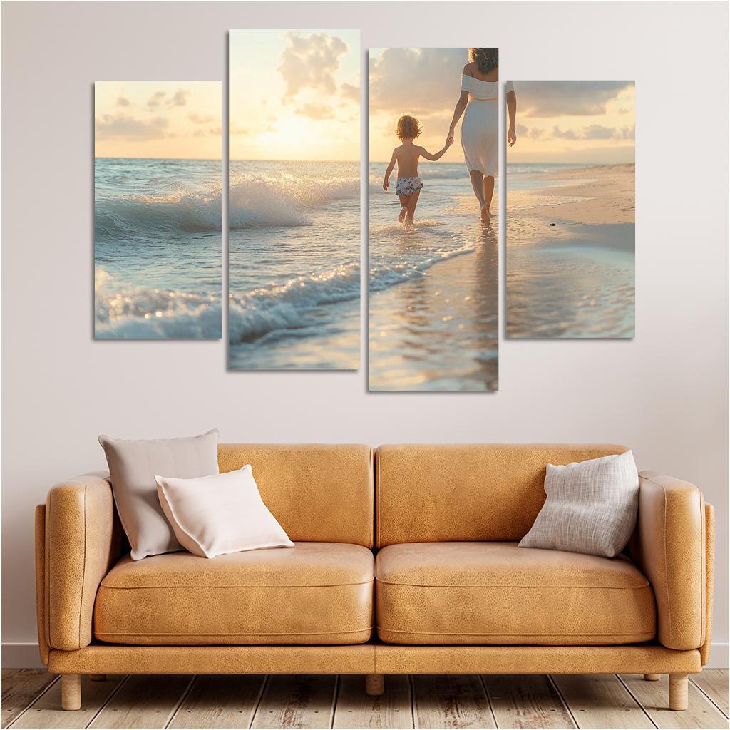 Embracing Change A Mothers Support Through Transitions Canvas Paintings Frame