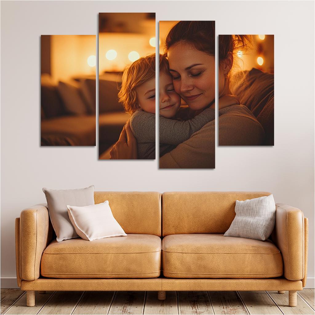 Caring Hands The Touch Of A Mother Canvas Paintings Frame