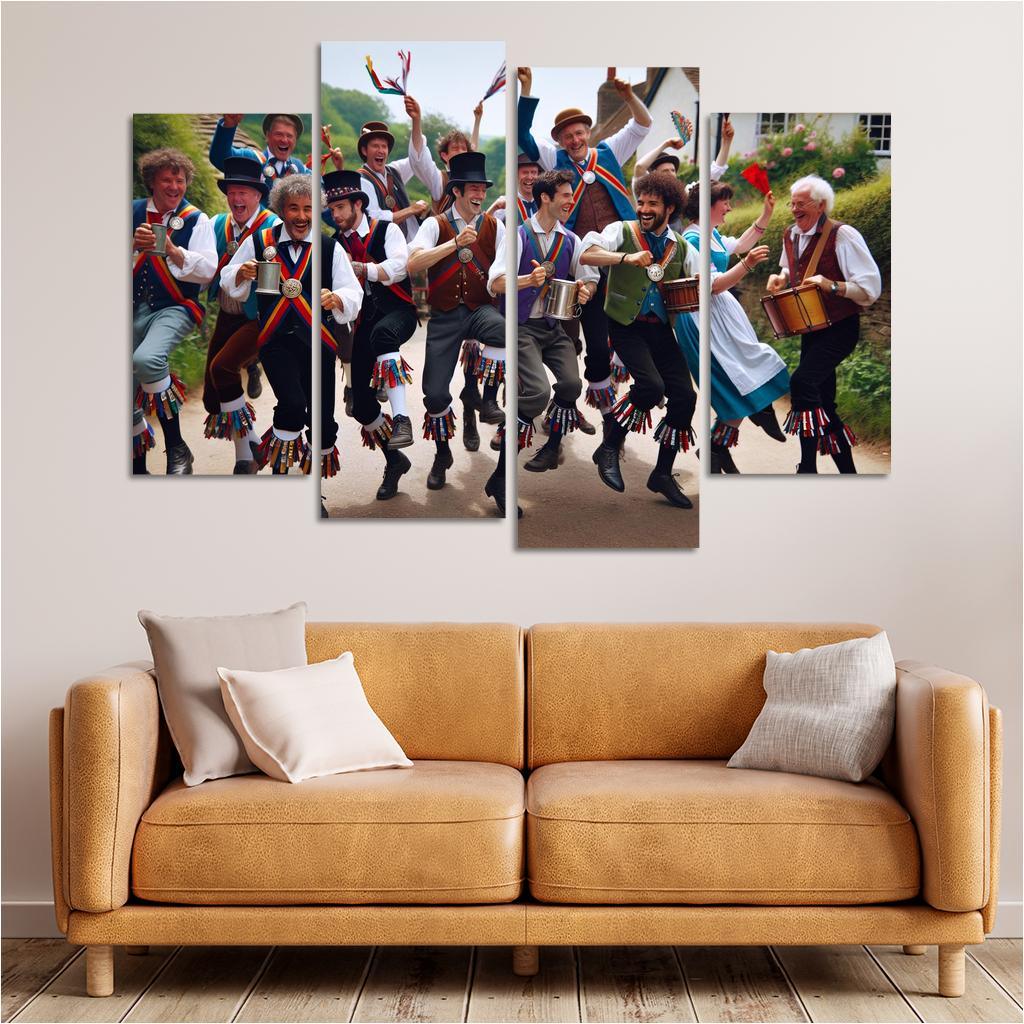 Morris Dance The Folk Tradition Of England Modern Paintings Frame