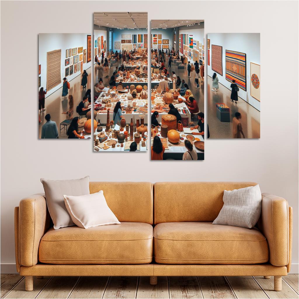 Echoes Of Heritage Art And Cultural Preservation Framed Paintings