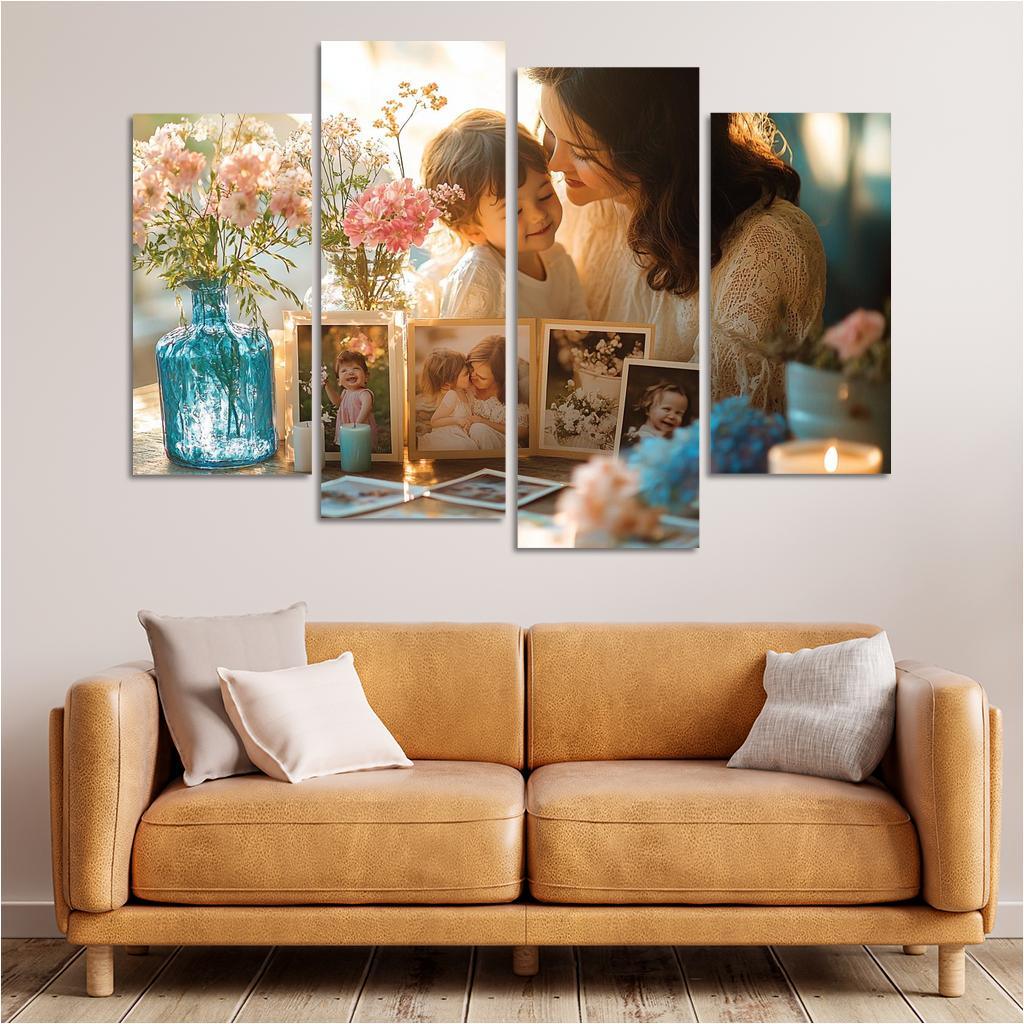 Timeless Love The Journey Of A Mother Canvas Paintings Frame