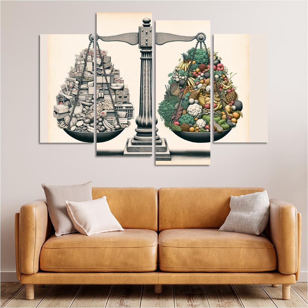 The Price Of Progress The Cost Of Consumerism Custom Paintings Frame