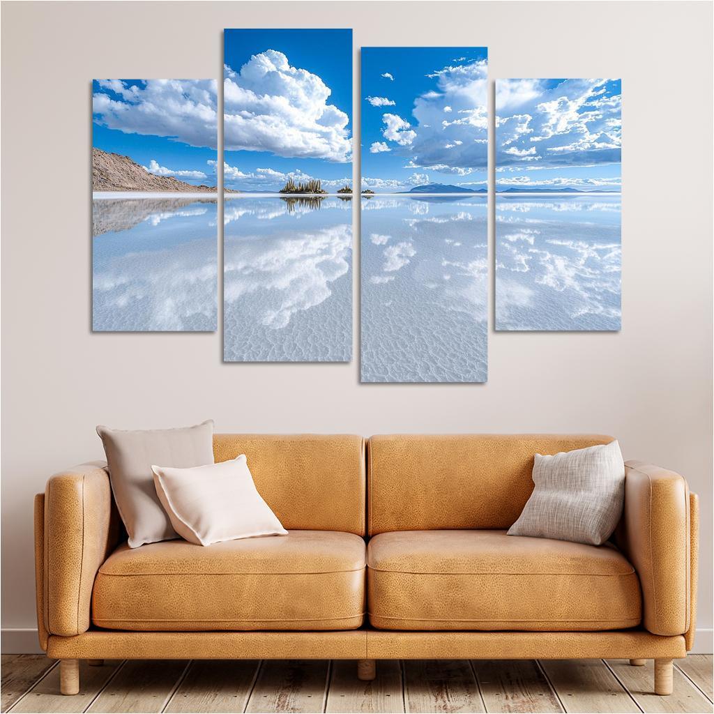 Salar De Uyuni Abstract Paintings Frame