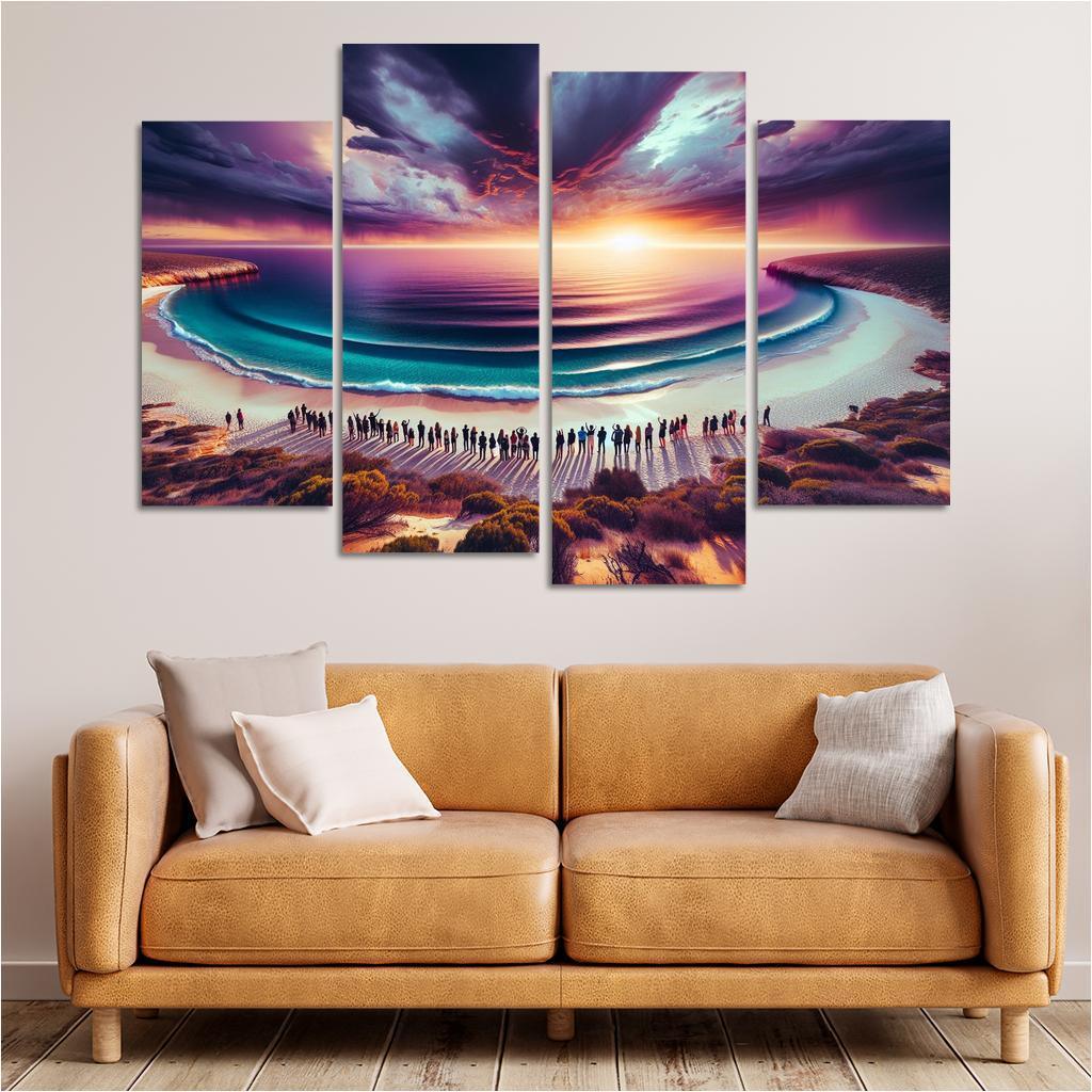 Whale Watch Vista Modern Paintings Frame