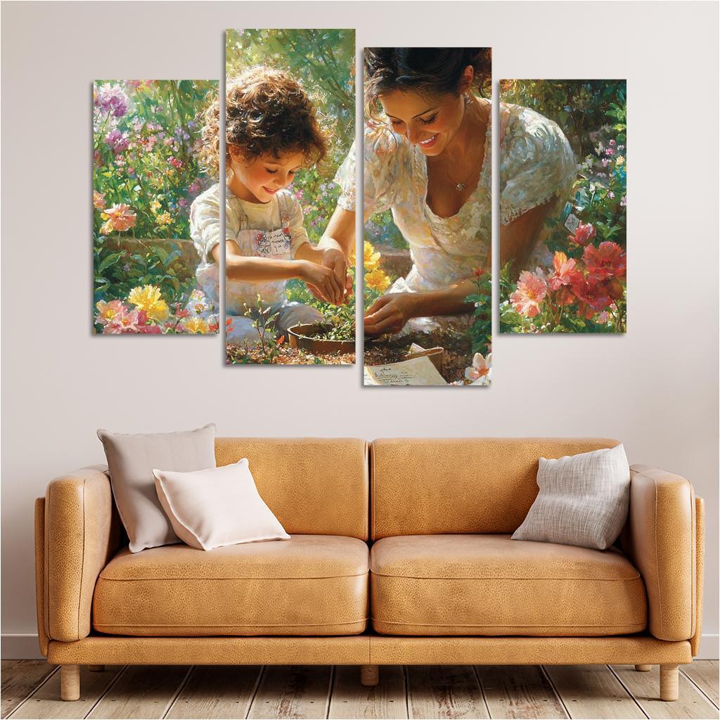 The Garden Of Memories Planting Love Custom Paintings Frame