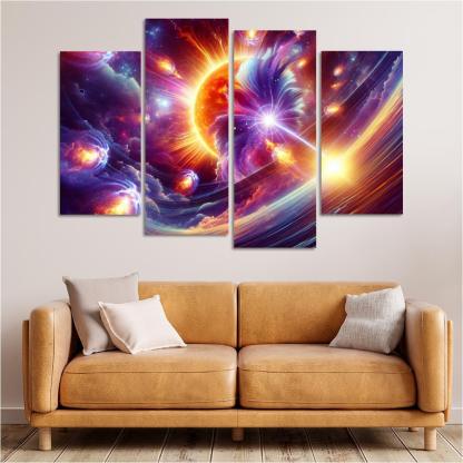 The Allure Of Space Weather Abstract Paintings Frame