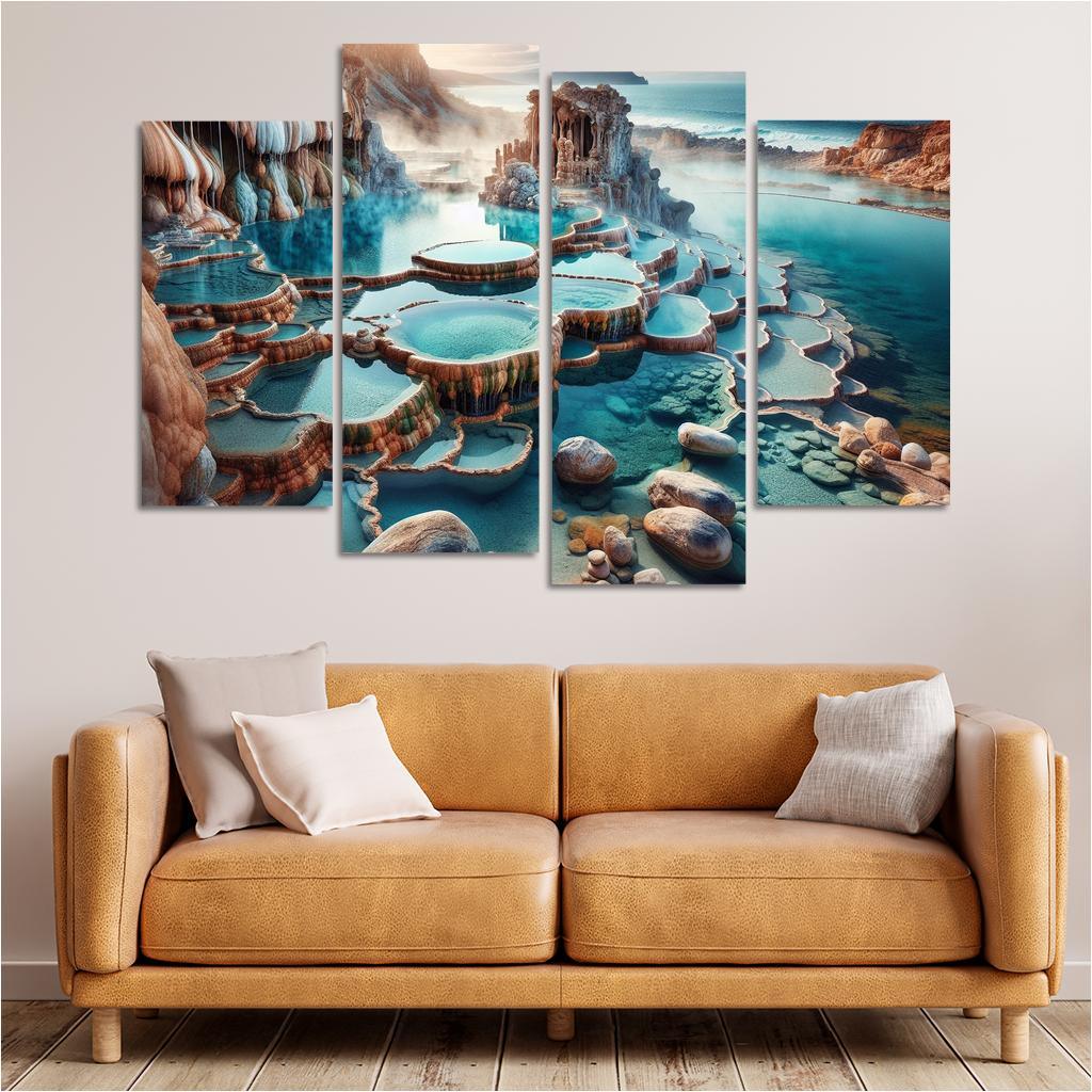 Blue Lagoon Natural Thermal Springs Premium Artwork Frames
