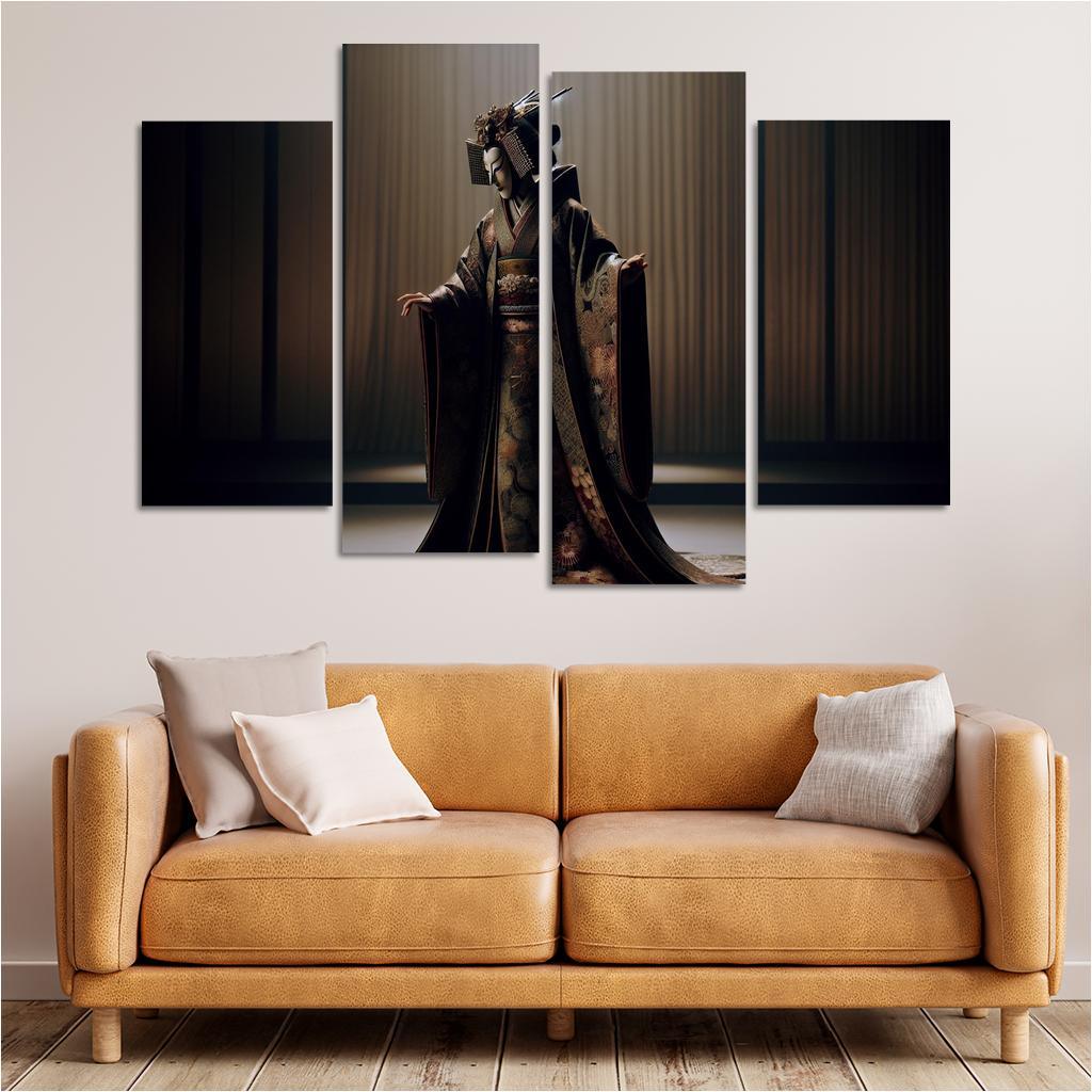 Noh The Classical Japanese Theatre Modern Paintings Frame
