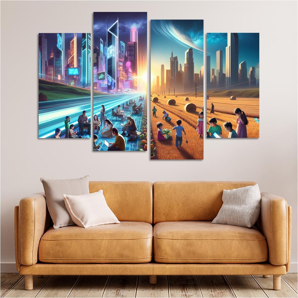 Digital Divide Bridging Access To Technology Art Trends