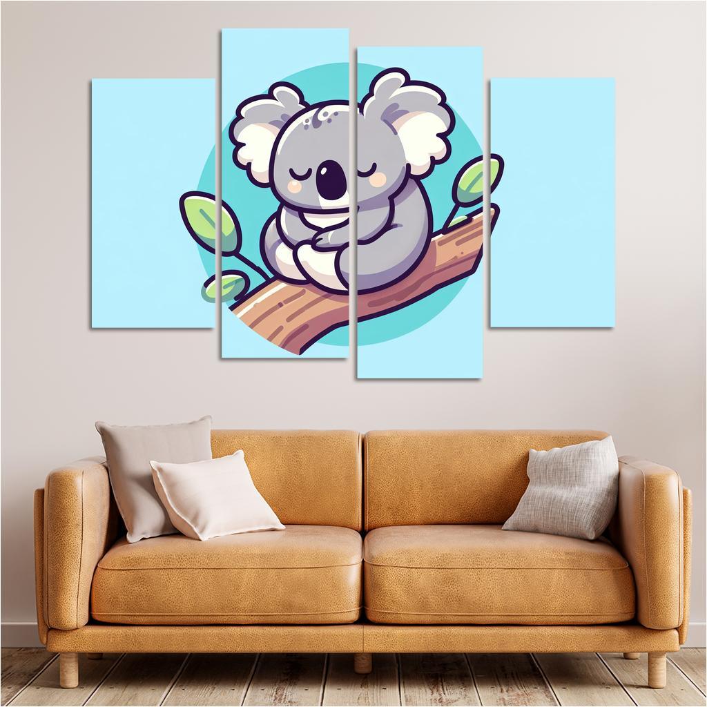 Cuddly Koala Modern Paintings Frame