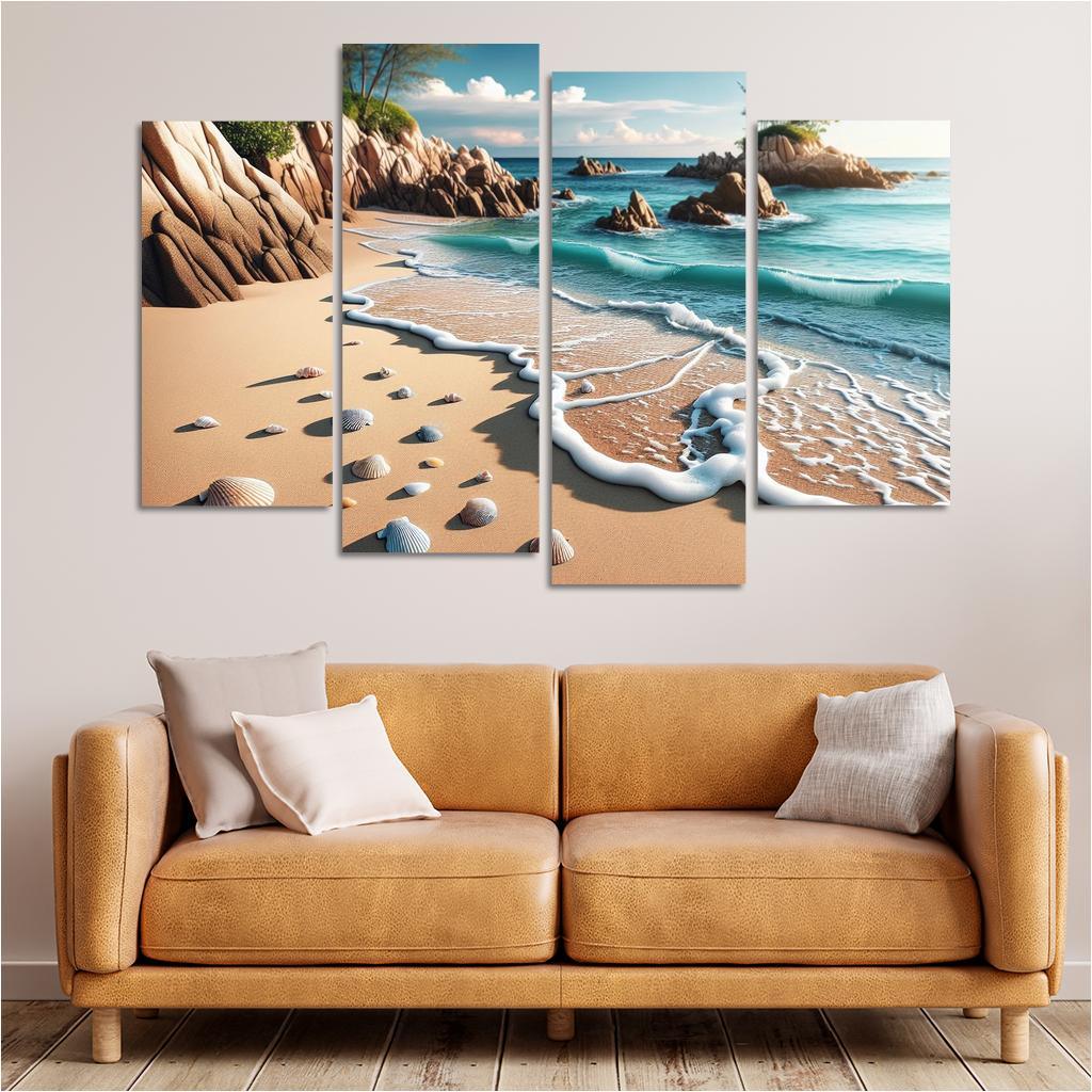 Secret Shore Off-the-beaten-path Oasis Premium Artwork Frames