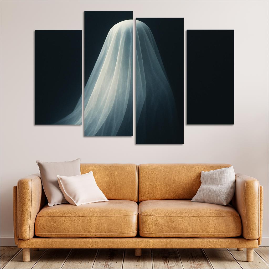 Veil Of Silent Luminescence Oil Paintings Frame