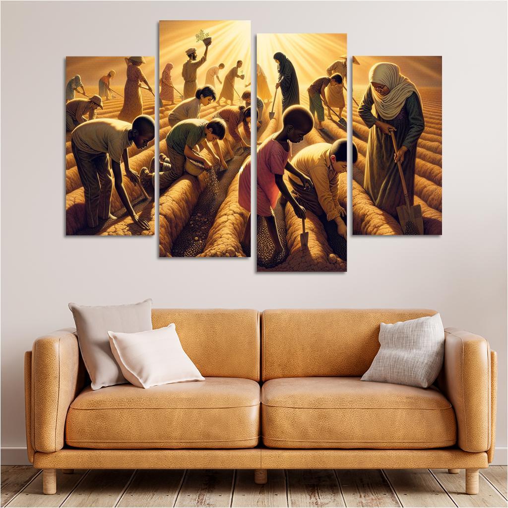 Future Generations The Legacy Of Our Choices Custom Paintings Frame