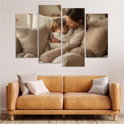 Cocoon Of Comfort A Mothers Safe Haven Custom Paintings Frame