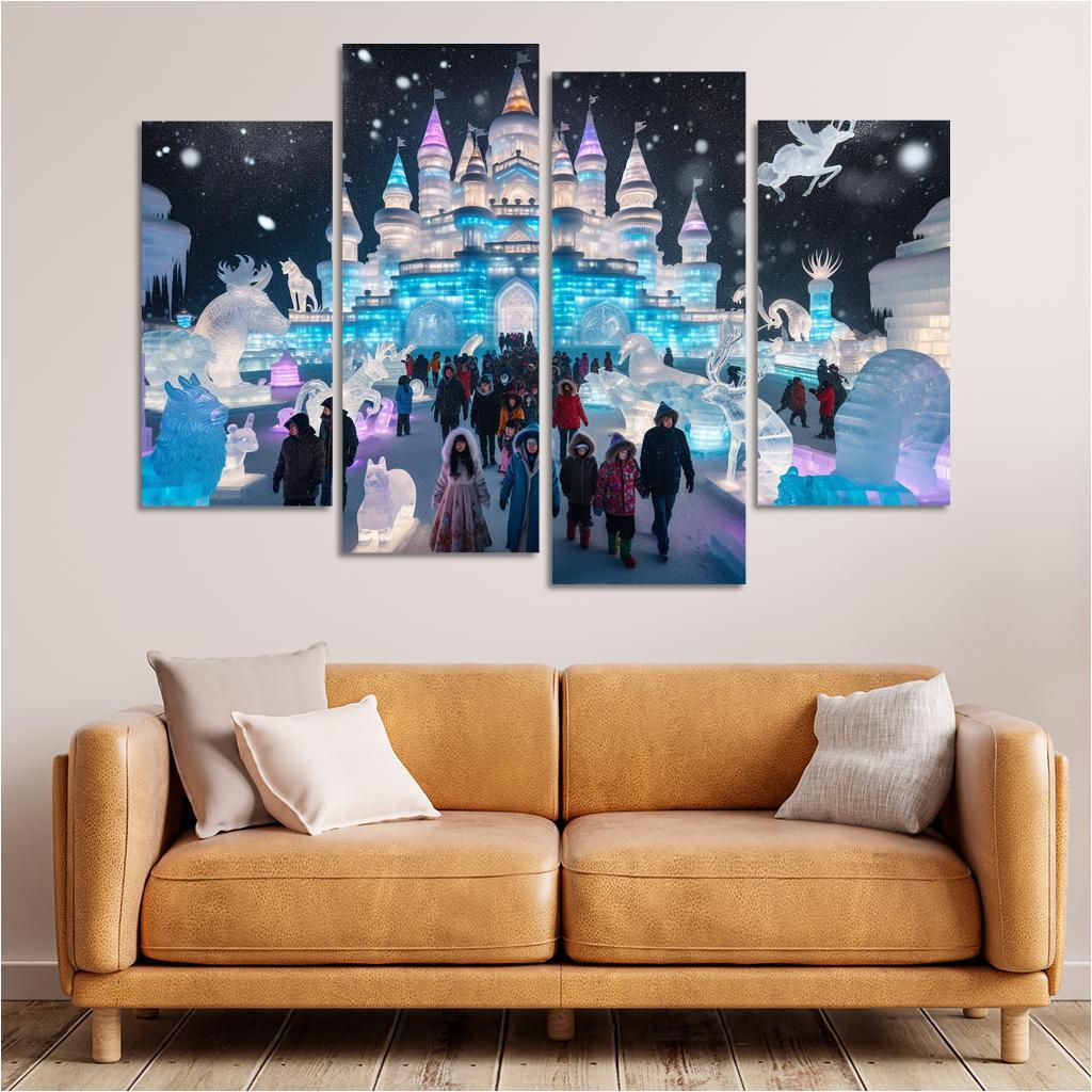 Harbin Ice And Snow Festival - China Framed Paintings
