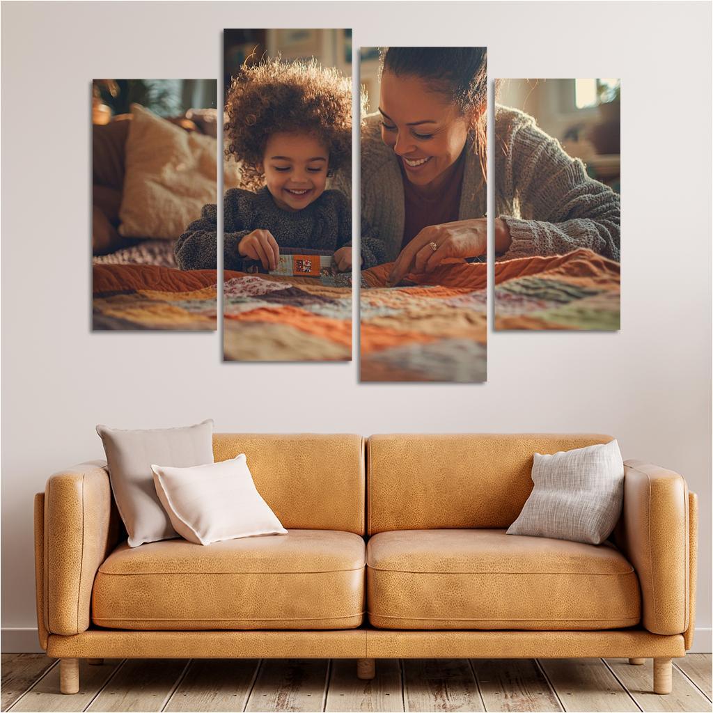 The Fabric Of Life A Mothers Threads Custom Paintings Frame