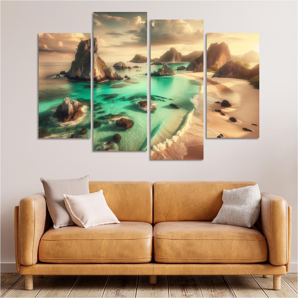 Crystal Shore An Art Lover's Escape Custom Paintings Frame