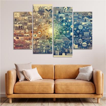 Whispers Of The Past Honoring Historical Trauma Multi-panel Paintings