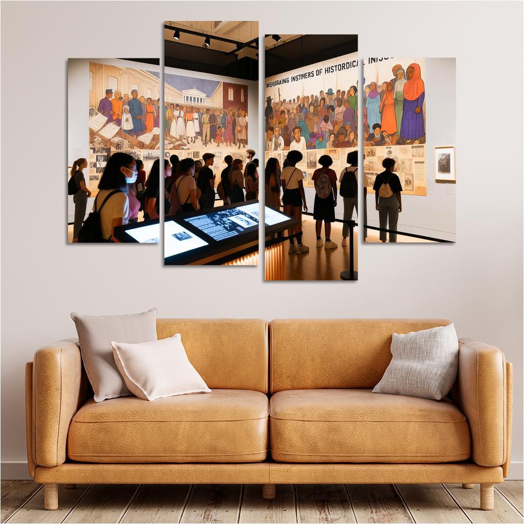 Shadows Of The Past Art On Historical Injustice Framed Paintings