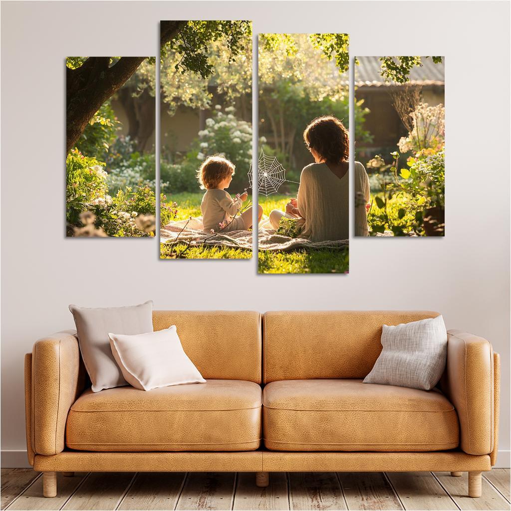 The Web Of Love A Mothers Protective Embrace One-piece Frames