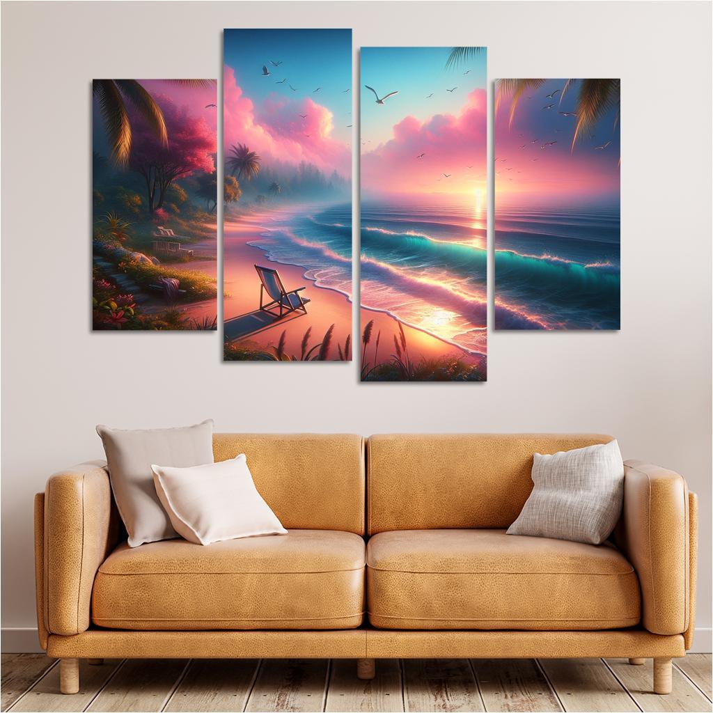 Waves Of Serenity Ideal Meditation Spot Art Trends