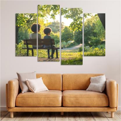 Embracing Change A Mothers Strength In Transition Canvas Paintings Frame
