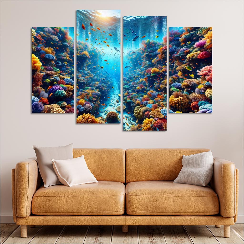 Crystal Cove Underwater Wonders Premium Artwork Frames