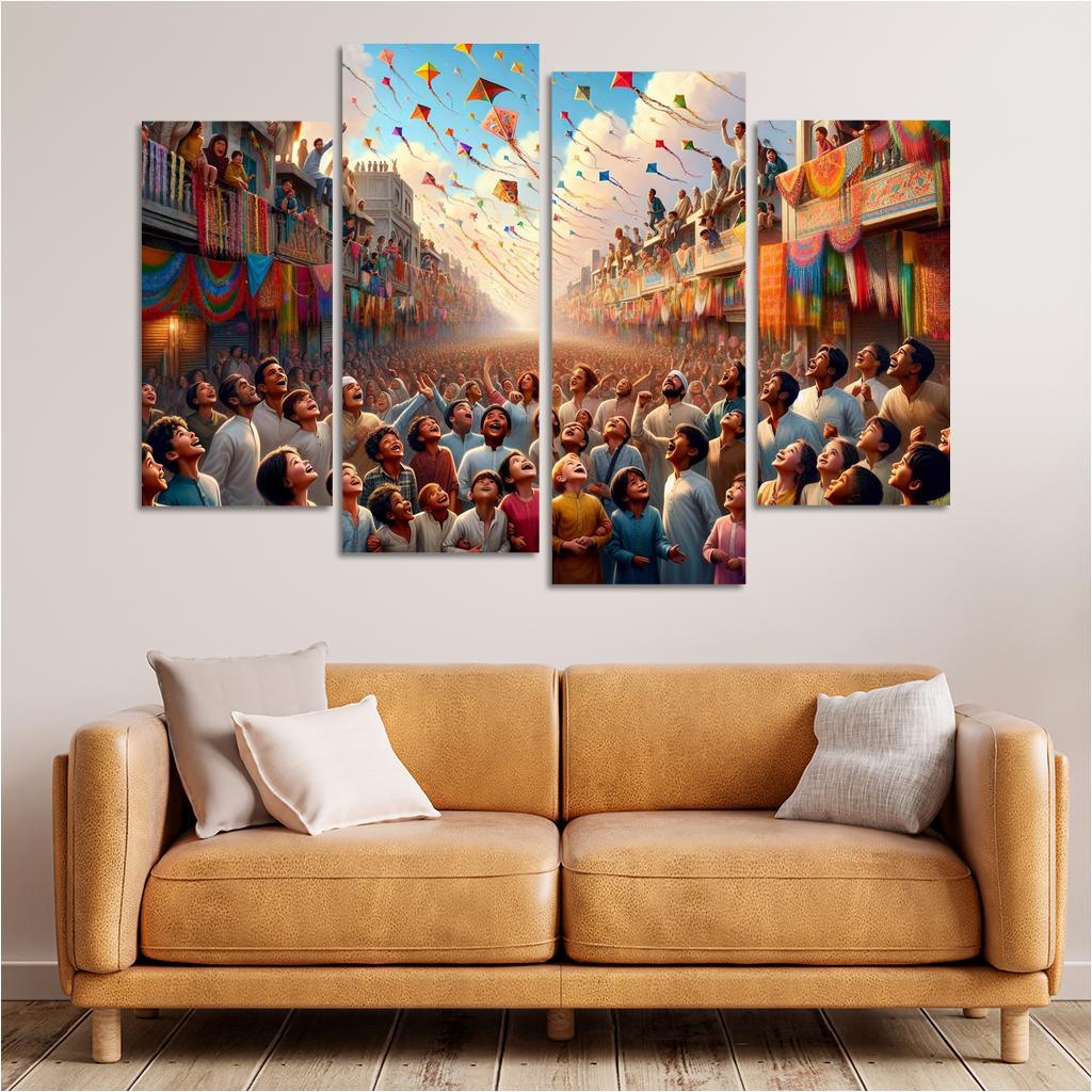 International Kite Festival - India Modern Paintings Frame