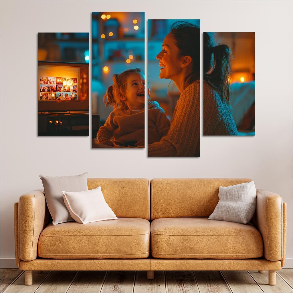 Cinematic Memories The Movie Of Life Custom Paintings Frame