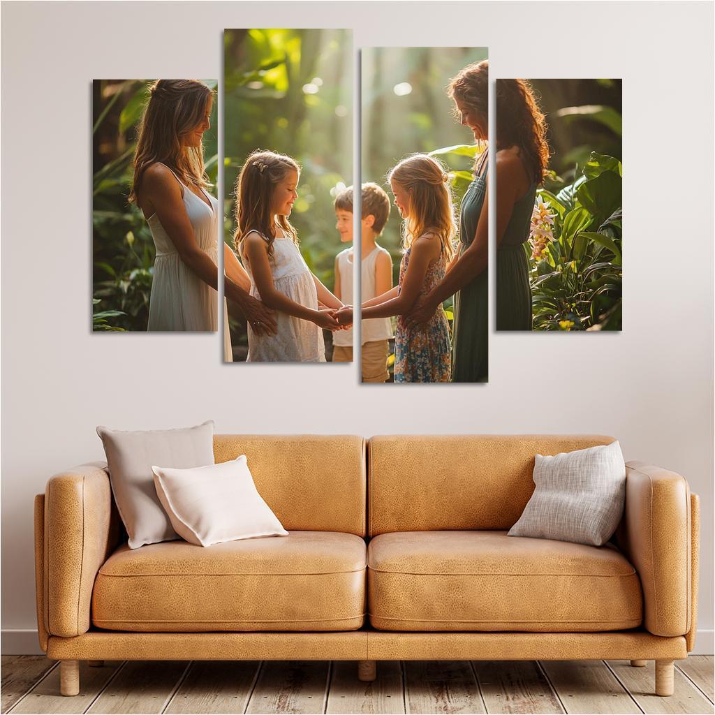 An Unbroken Circle A Mothers Enduring Love Canvas Paintings Frame