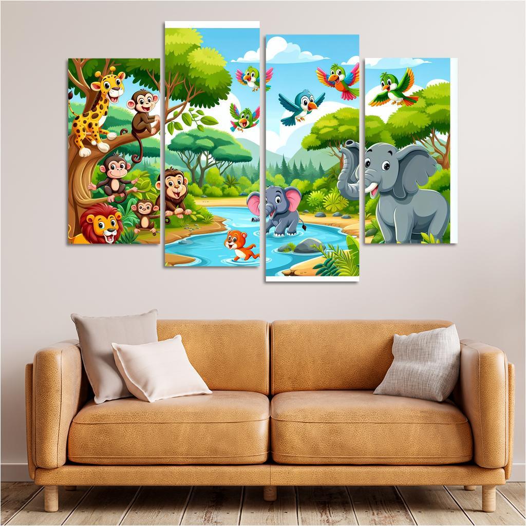 Jungle Jamboree Premium Artwork Frames