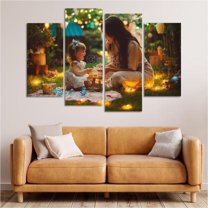 Moments Of Magic A Mothers Enchantment Custom Paintings Frame