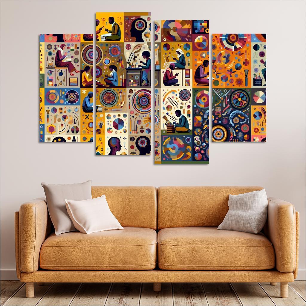 Resilience And Recovery Healing Through Art Multi-panel Paintings